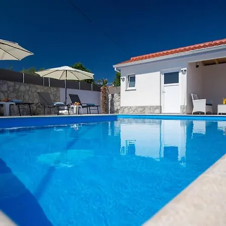 Villa Adria-holiday House With A Private Pool In Krk Kornić