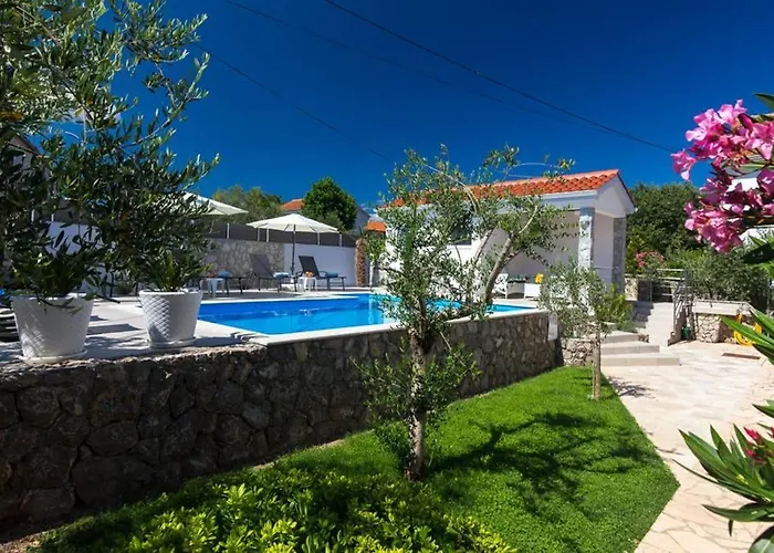 Adria-holiday House With A Private Pool In Krk Villa